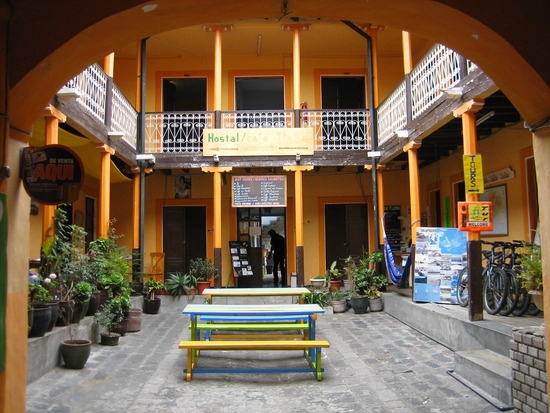 Hostel Tiana in Latacunga near Quilotoa, Ecuador