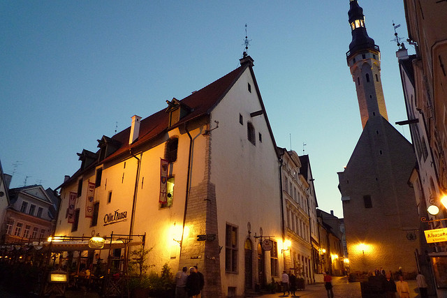 The famous Olde Hansa Restaurant, Tallinn