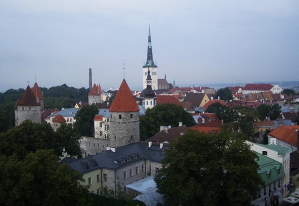 View of Old Town, Tallinn, Estonia