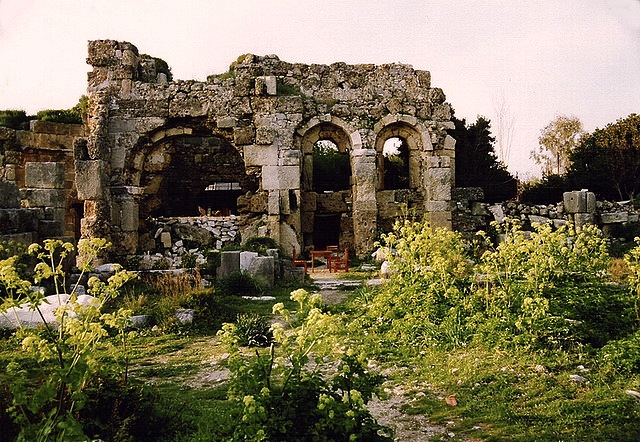 Ruins in Side, Turkey