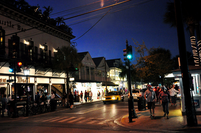 The famous Duval Street, Key West