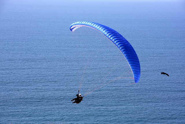 The heart-pounding action of paragliding in Budva