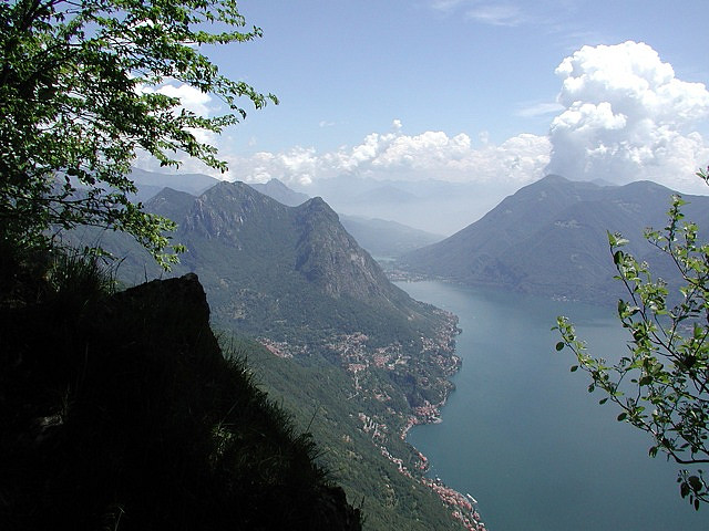 Great views of Lugano from hiking nearby