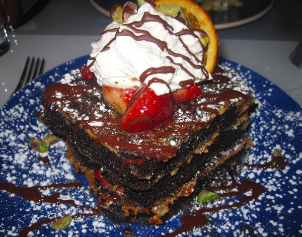 Chocolate decadence french toast, Norma's at The Parker Meridien Hotel NYC