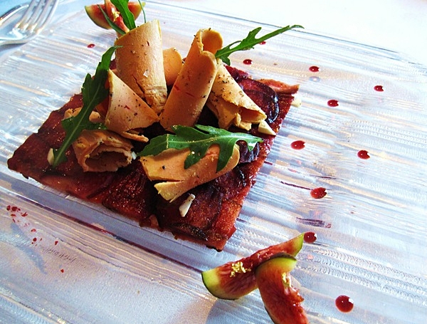Foie gras with smoked figs, Robuchon a Galera, Macau