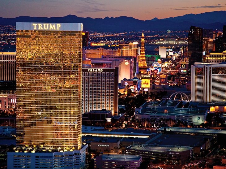 Strip Views from the Trump International Hotel  Las Vegas
