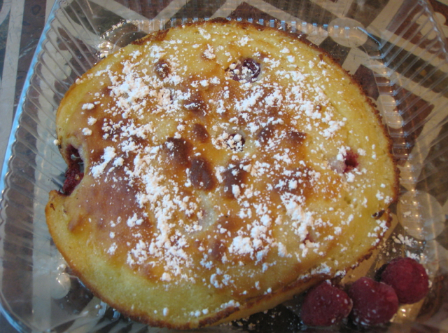 Lemon Raspberry Pancake at Delights, The Signature at MGM Grand