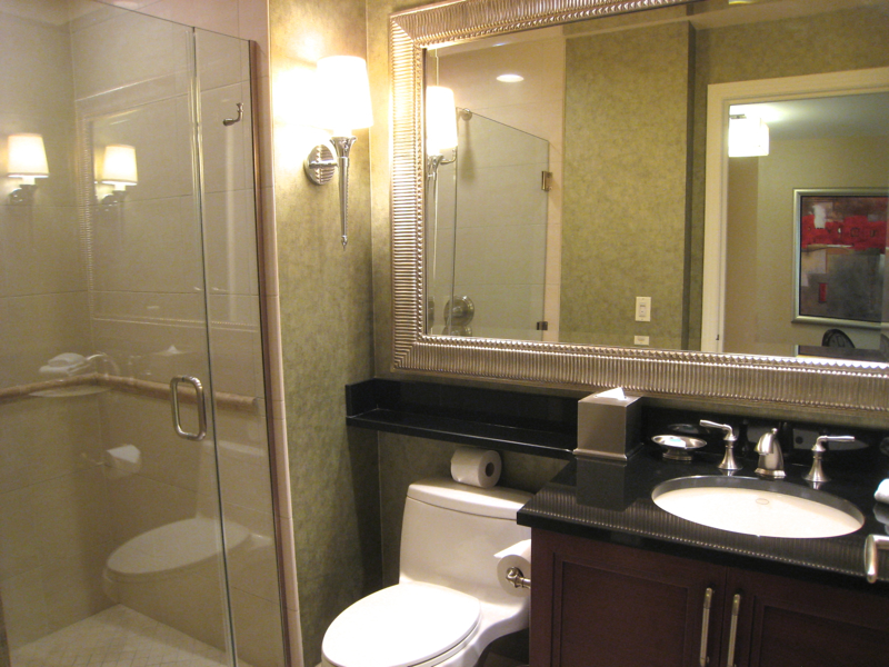 Las Vegas, Nevada, USA - Bathroom in the MGM Signature hotel room Stock  Photo - Alamy