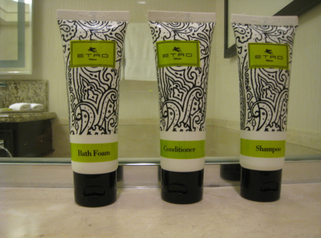 Review: Four Seasons Las Vegas - Etro Bath Products