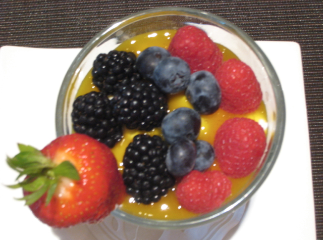 Review: Four Seasons Las Vegas - Yogurt Parfait with Mango Puree and Berries