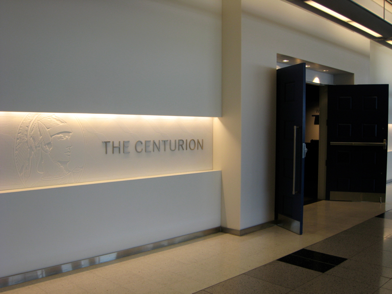AMEX Centurion Lounge Review Las Vegas - Entrance