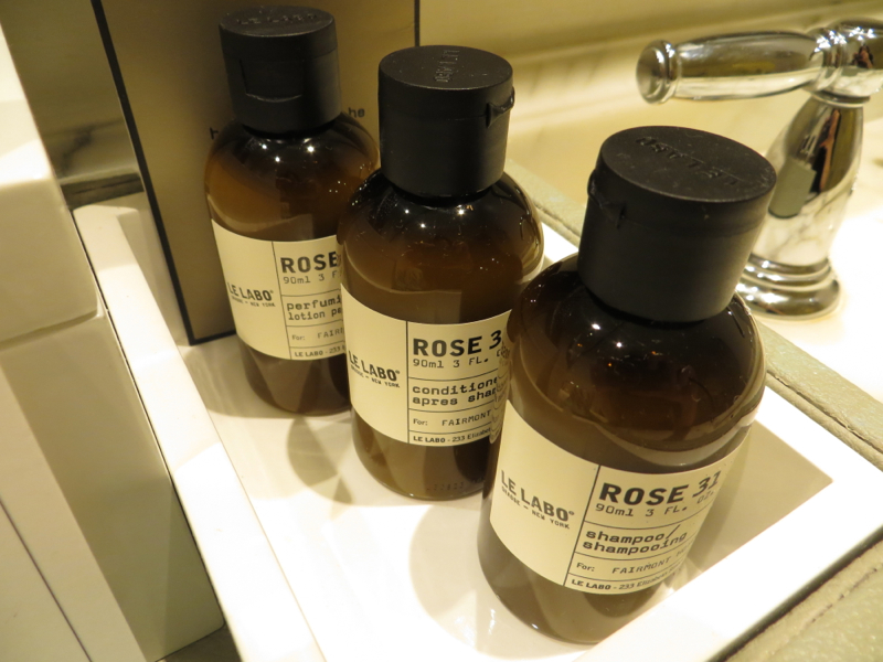 Fairmont Orchid Review - Fairmont Gold Room Le Labo Bath Products