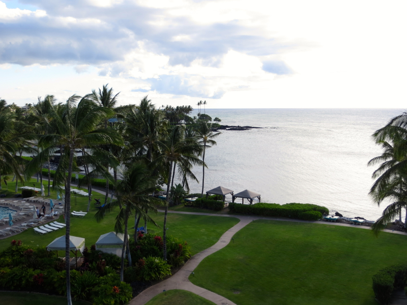 View from Fairmont Gold Ocean View Room, Fairmont Orchid