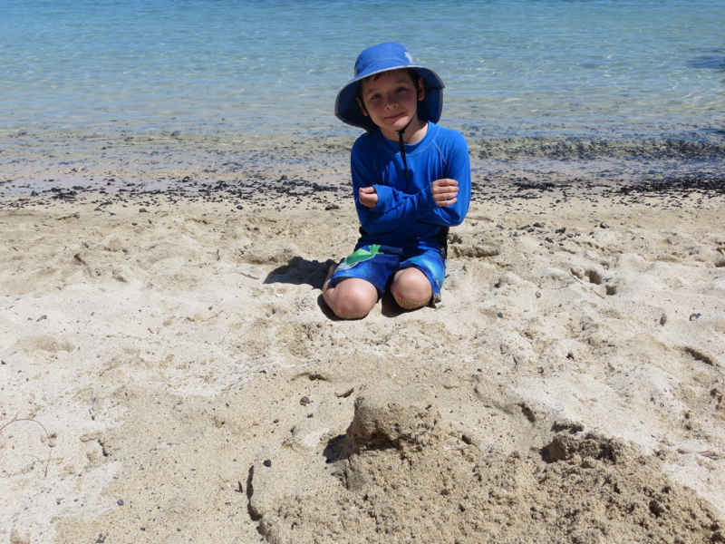 Sand Castle Fun at Pauoa Bay, Fairmont Orchid, Hawaii