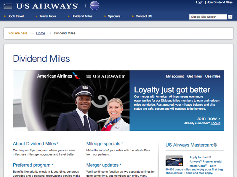 US Airways: Worse Award Availability Than AA and Avios?
