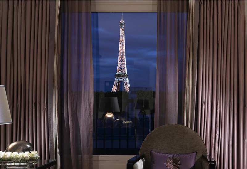 Dorchester Diamond Club Suite Deal: View from Eiffel Suite, Hotel Plaza Athenee, Paris 