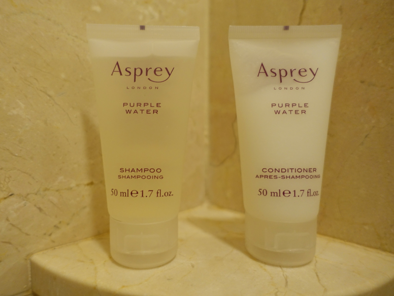 Boston Harbor Hotel Review - Asprey Purple Rain Bath Products