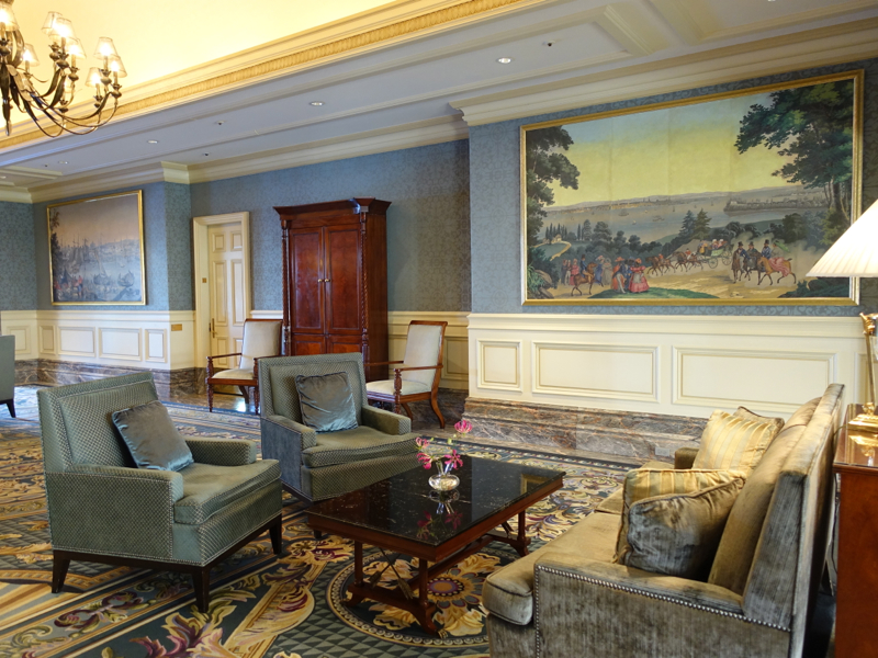 Boston Harbor Hotel Review - Lobby Seating