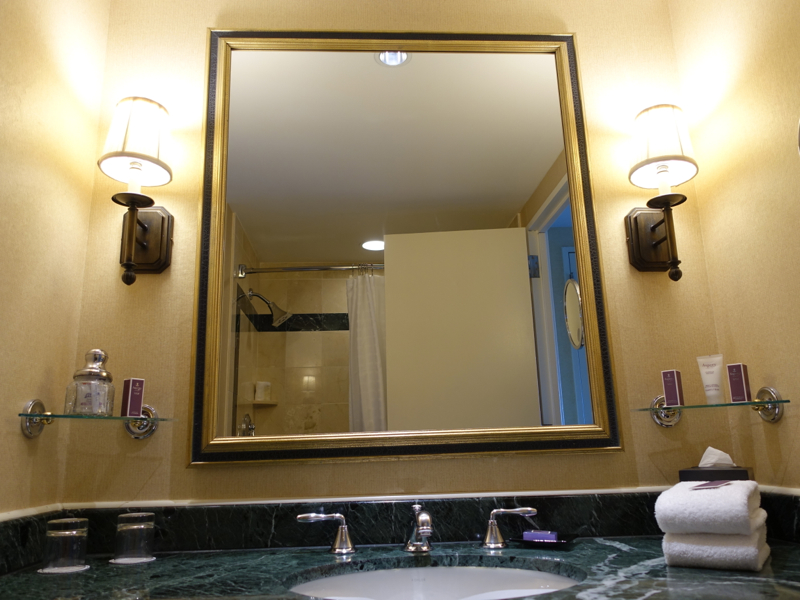 Boston Harbor Hotel Review - Superior Bathroom-Single Vanity Sink