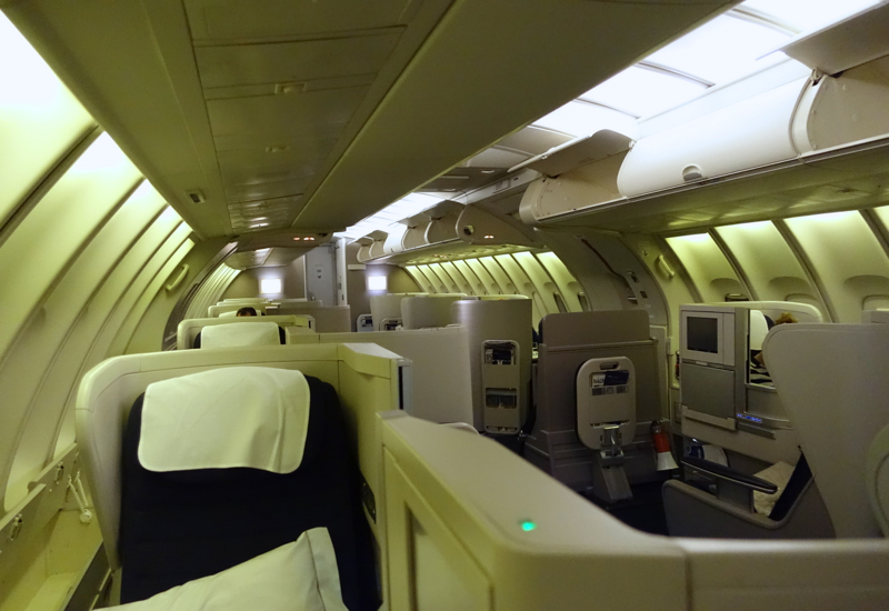 british airways 747 business class