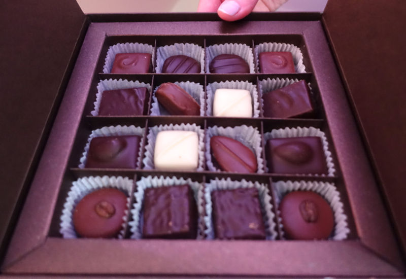 Airlines with Best First Class Food - Qantas First Class - Amedei Chocolates