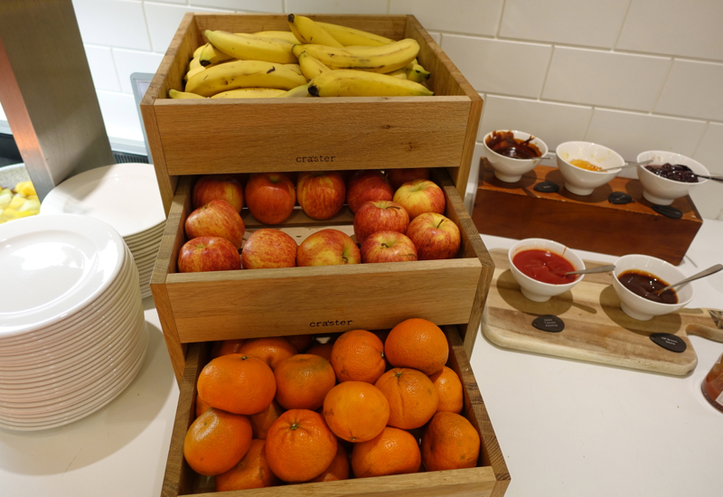 British Airways Arrivals Lounge Review - Fresh Whole Fruit