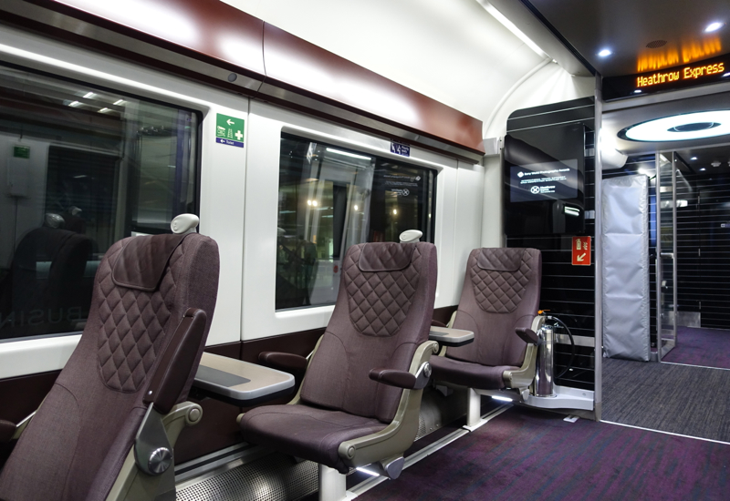 Heathrow Express Business First Seating