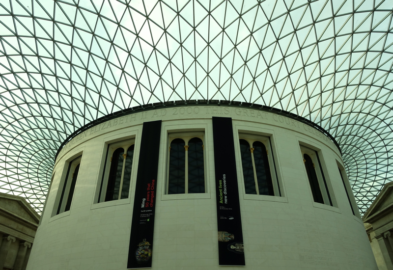 British Museum with Kids: Atrium