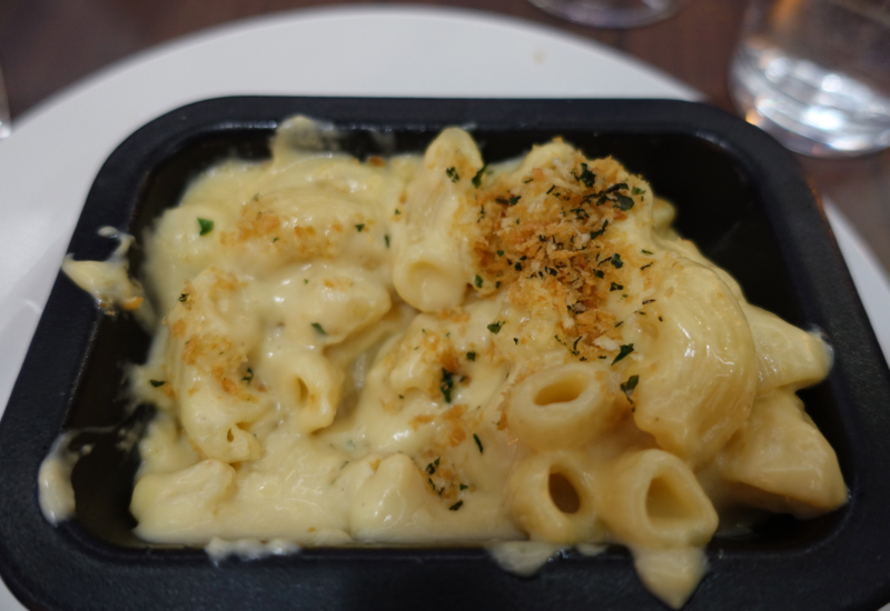 Macaroni Cheese, British Airways First Class Lounge Review of Pre-Flight Dining