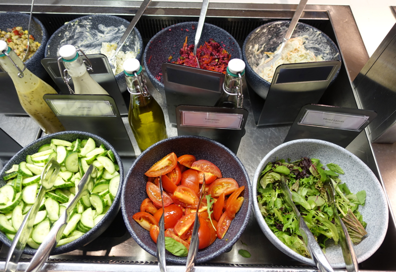 Salad Bar, British Airways First Class Lounge, LHR T3