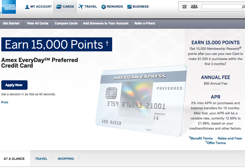 AMEX EveryDay Preferred Card Worth It or Better Rewards Credit Cards?