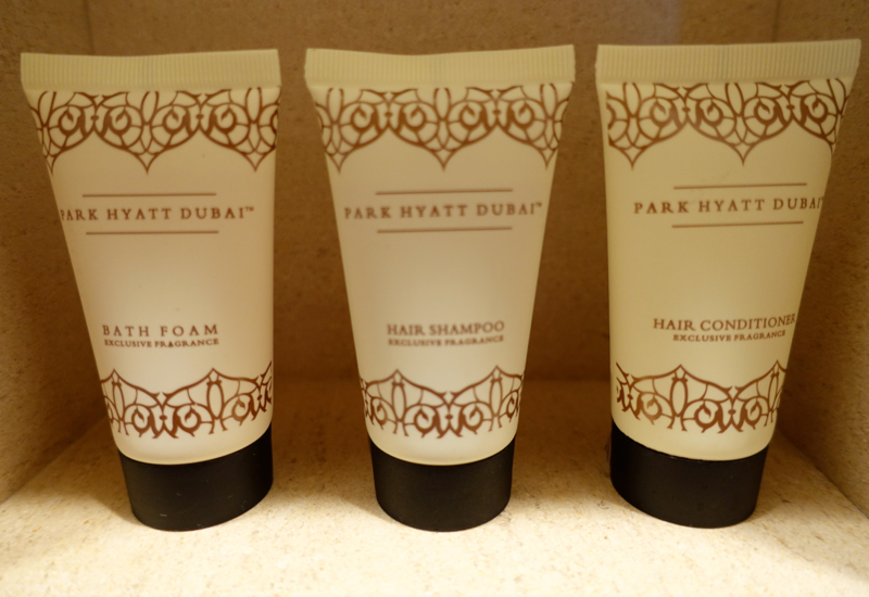 Park Hyatt Dubai Review - Hotel Branded Bath Products