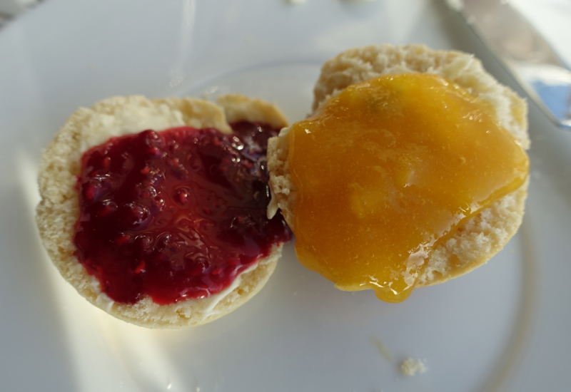 Scones with Clotted Cream and Jam, Atmosphere Lounge Dubai