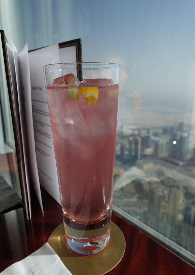 Iced Tea, Atmosphere Lounge at Burj Khalifa Dubai