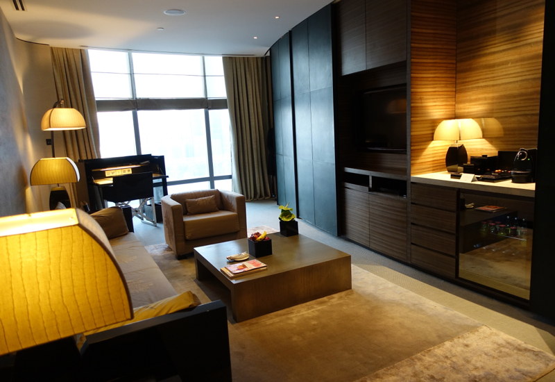 Armani Premiere Suite Living Room