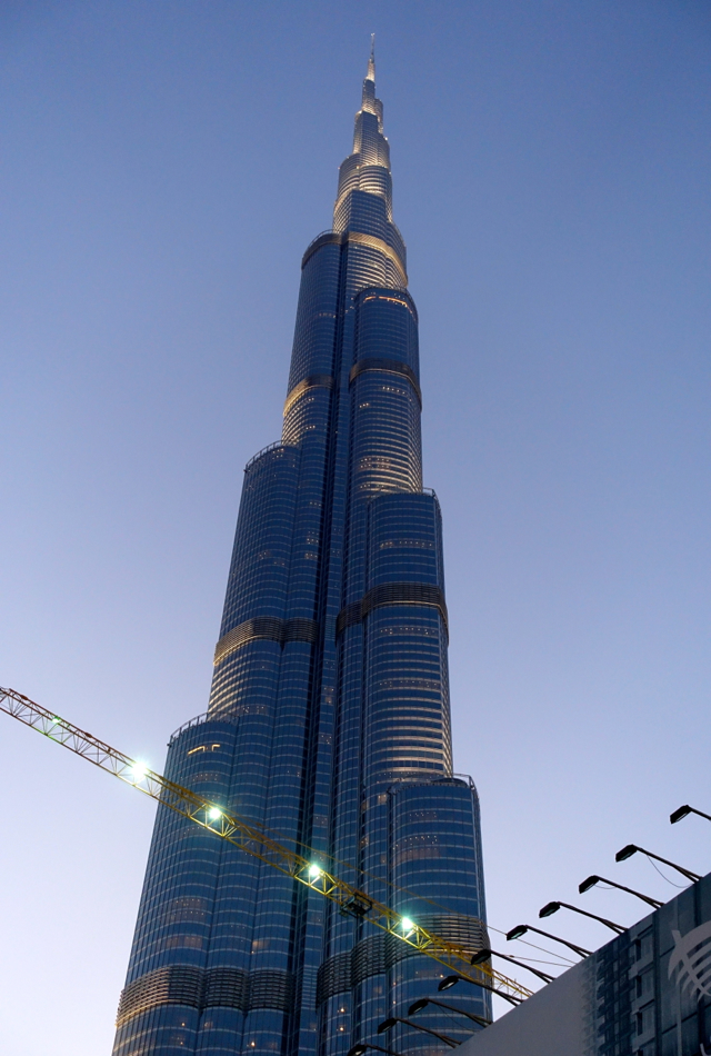 View of Burj Khalifa from Dubai Fountain