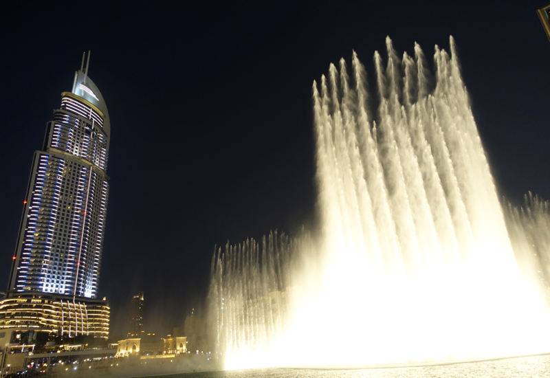 Dubai Fountain by Burj Khalifa Photos and Video