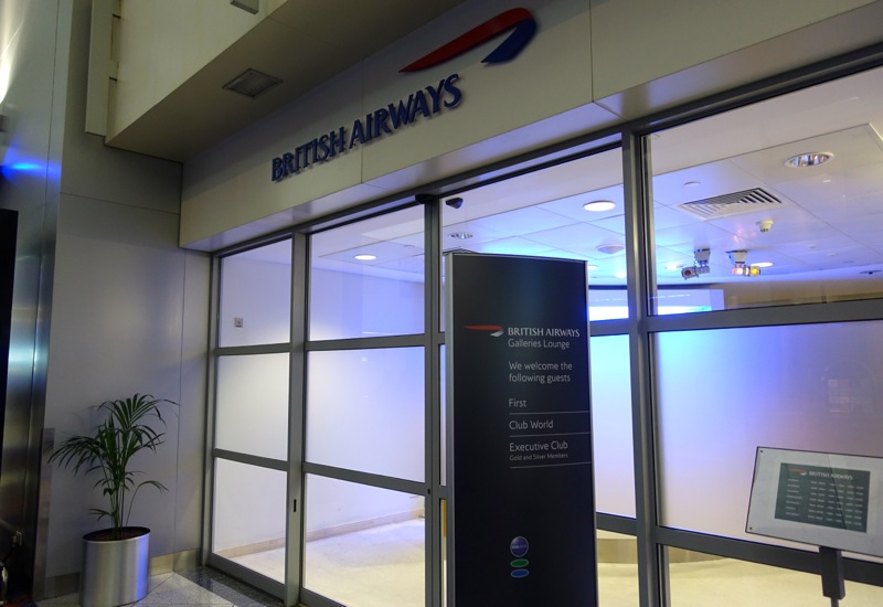 British Airways Galleries Lounge Dubai Review - Entrance