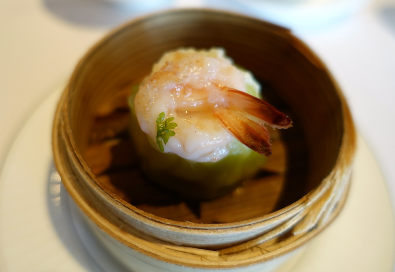 Review-Lung King Heen - Lobster Scallop Dumpling