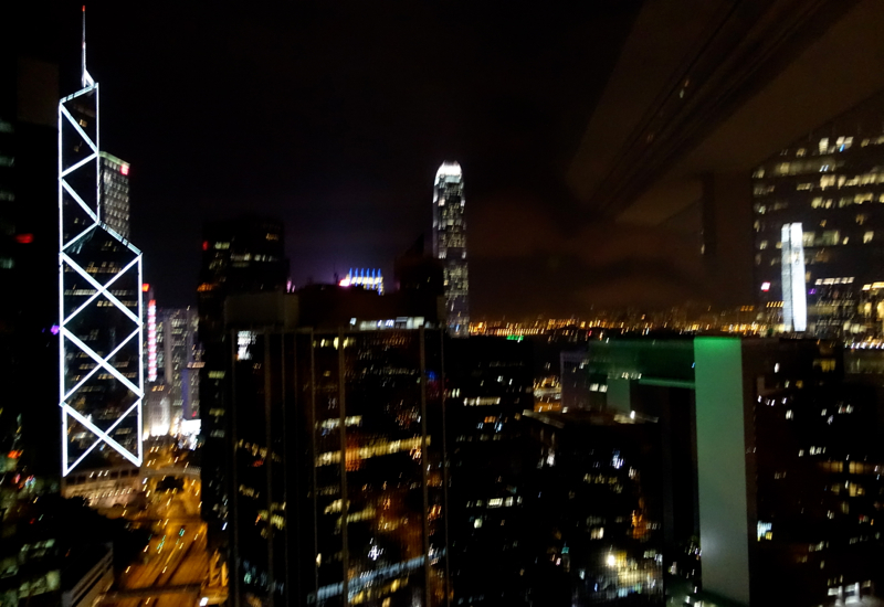 Night View from Upper Suite, The Upper House Hong Kong