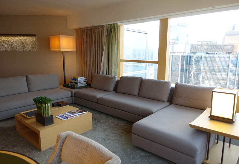 Upper Suite Living Room, The Upper House Hong Kong