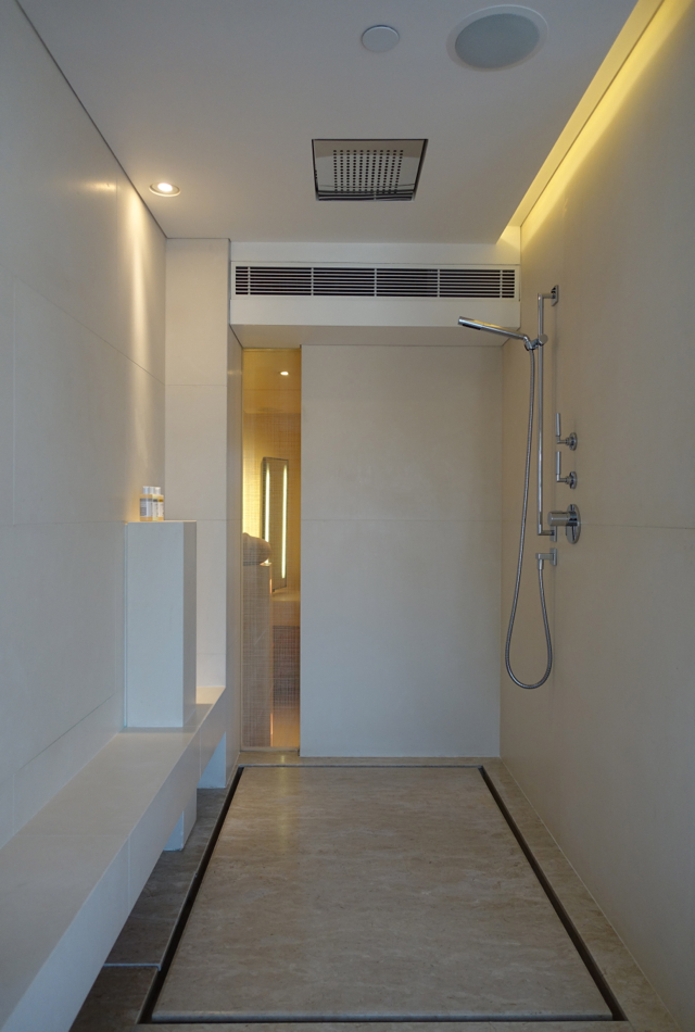 Walk in Rain Shower, The Upper House, Hong Kong