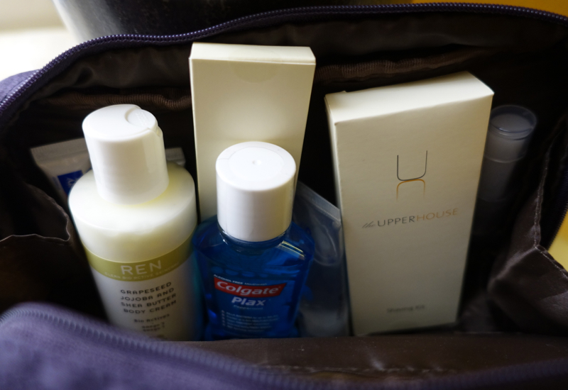 Toiletry Bag with REN Products, Mouthwash, Shaving Kit-The Upper House