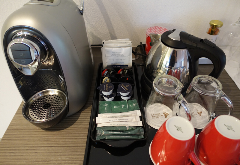 Espresso Machine and Tea Kettle, Hotel Traube Tonbach