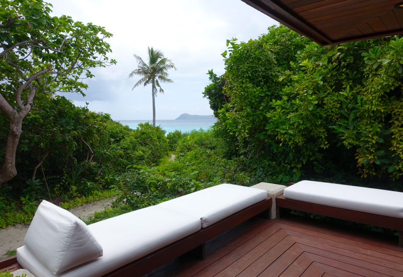 Beach Casita Deck, Amanpulo