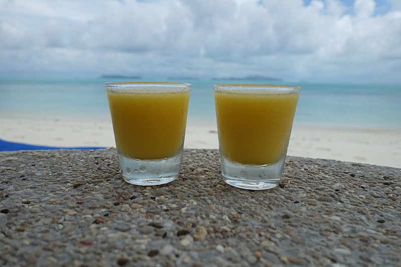 Amanpulo Activities: Refreshing Smoothie Shots