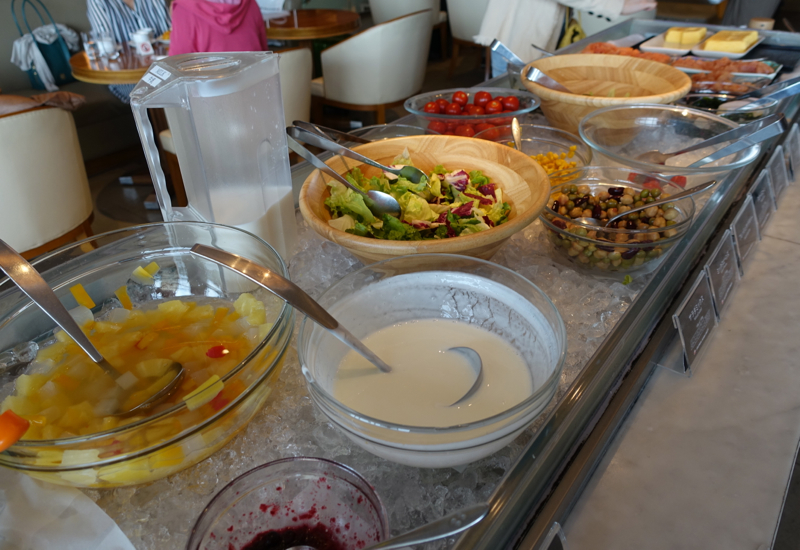 Salad Bar, JAL Sakura Lounge, Tokyo Narita