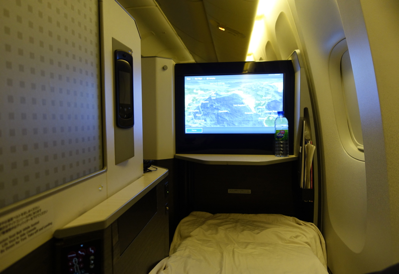 Window Sky Suite with Privacy Partition Closed, JAL Business Class