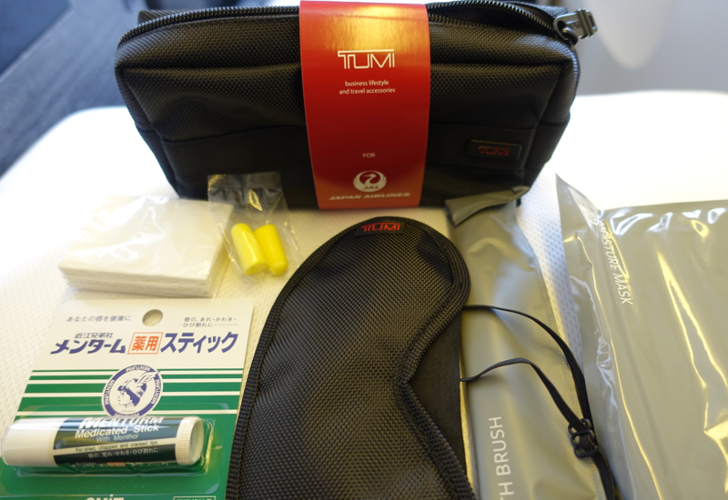 TUMI Amenity Kit, JAL Sky Suite Business Class