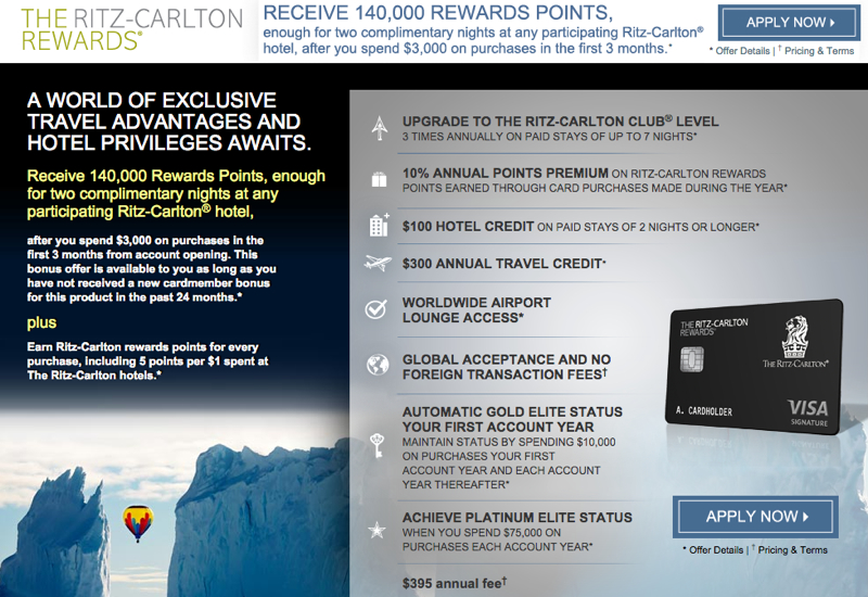 140,000 Ritz-Carlton Rewards Card Offer Worth It?